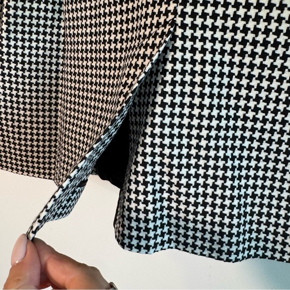 Akris Punto black and white houndstooth blazer jacket size US8 - Picture 7 of 8